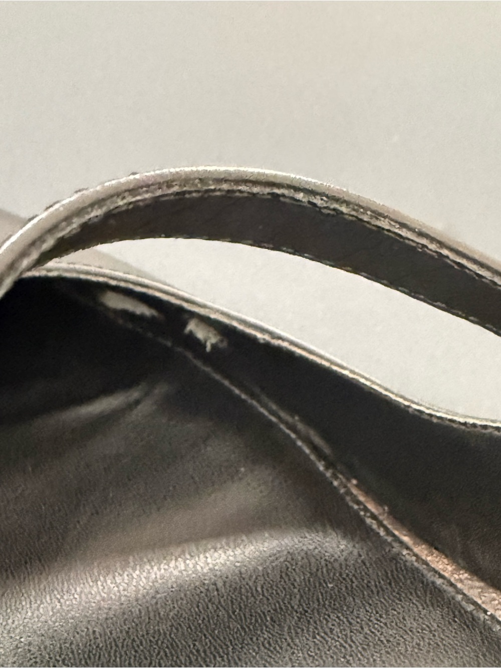 Michael Kors Black Leather Pointed Mary Jane Mules - Picture 4 of 5